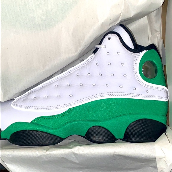 Jordan 13 lucky green never worn